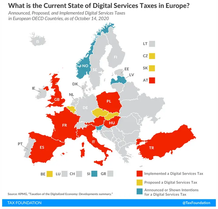 Digital Services Taxes in EU
