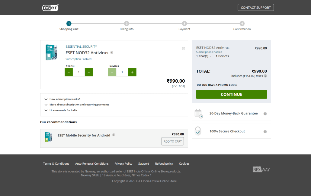 ESET provides security products for home and business