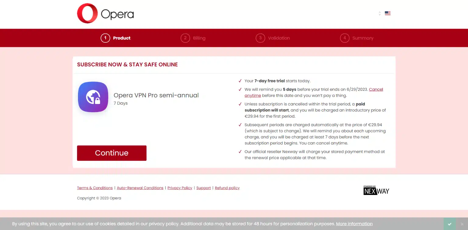 Cart Opera Product